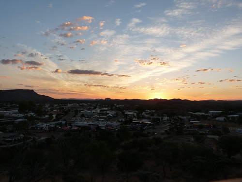 Sunset über Alice